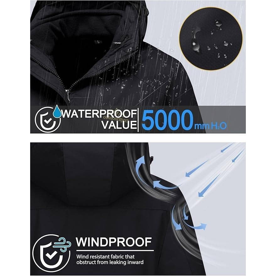 MSRP $81 MAGCOMSEN Women's XS Ski Jacket Waterproof Winter Jacket Outdoor Snow