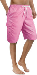 Small Mens Swim Trunks Swimming Trunks Swim Shorts Quick Dry 11 Inch with Mesh
