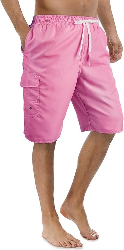 Small Mens Swim Trunks Swimming Trunks Swim Shorts Quick Dry 11 Inch with Mesh
