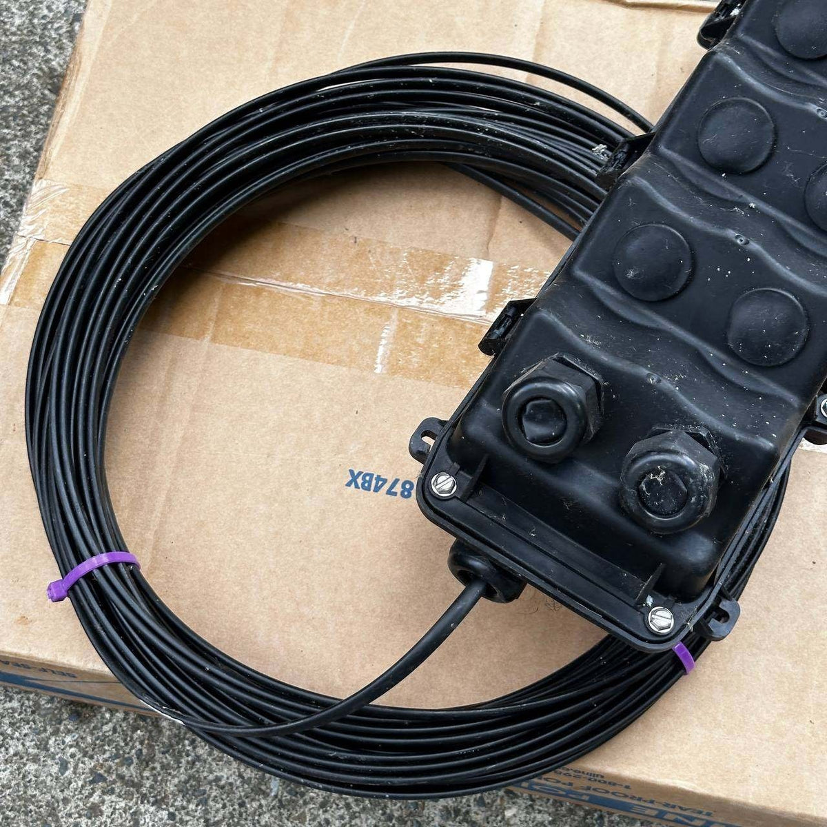Multilink Fiber Tap 2 Drop Port In-line 98' Fiber Optic Splice Closure IFO-TAP
