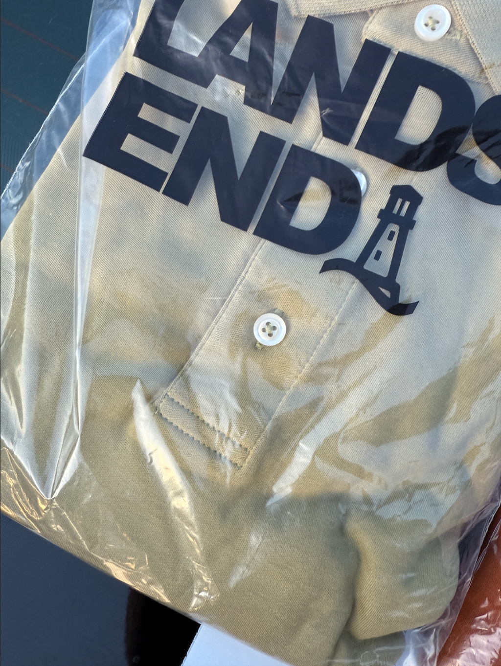 2 Pack Lands' End Premium Men's L Polo Shirt – Long Sleeve, 100% Supima Cotton