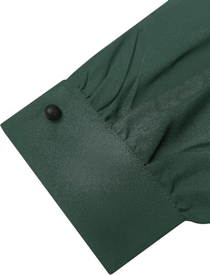 Abetteric Women Solid Color Zipper Abaya Muslim Dress w/ Pockets Islamic Prayer
