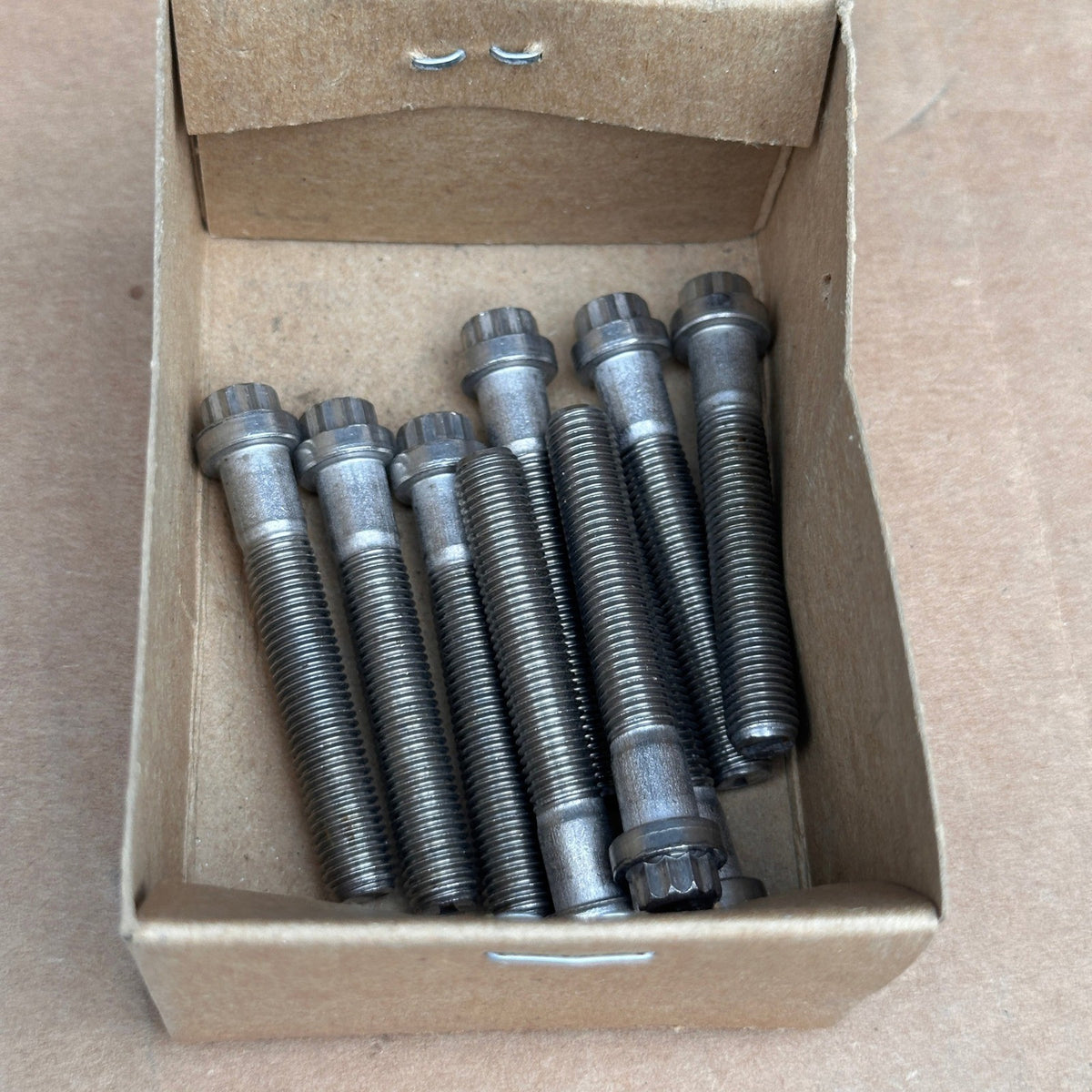 Pack of 9 5/16-24 x 2 12-Point Flange Counterbore Screws 18-8 Stainless Steel