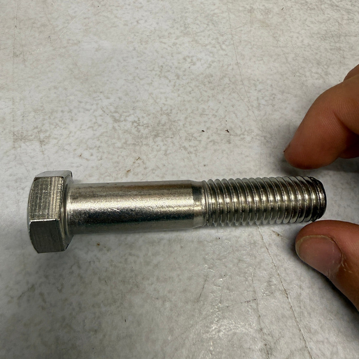 Pack of 5 Perine-Danforth 9/16-12 x 3 Hex Cap Screw Bolts 18-8 Stainless Steel