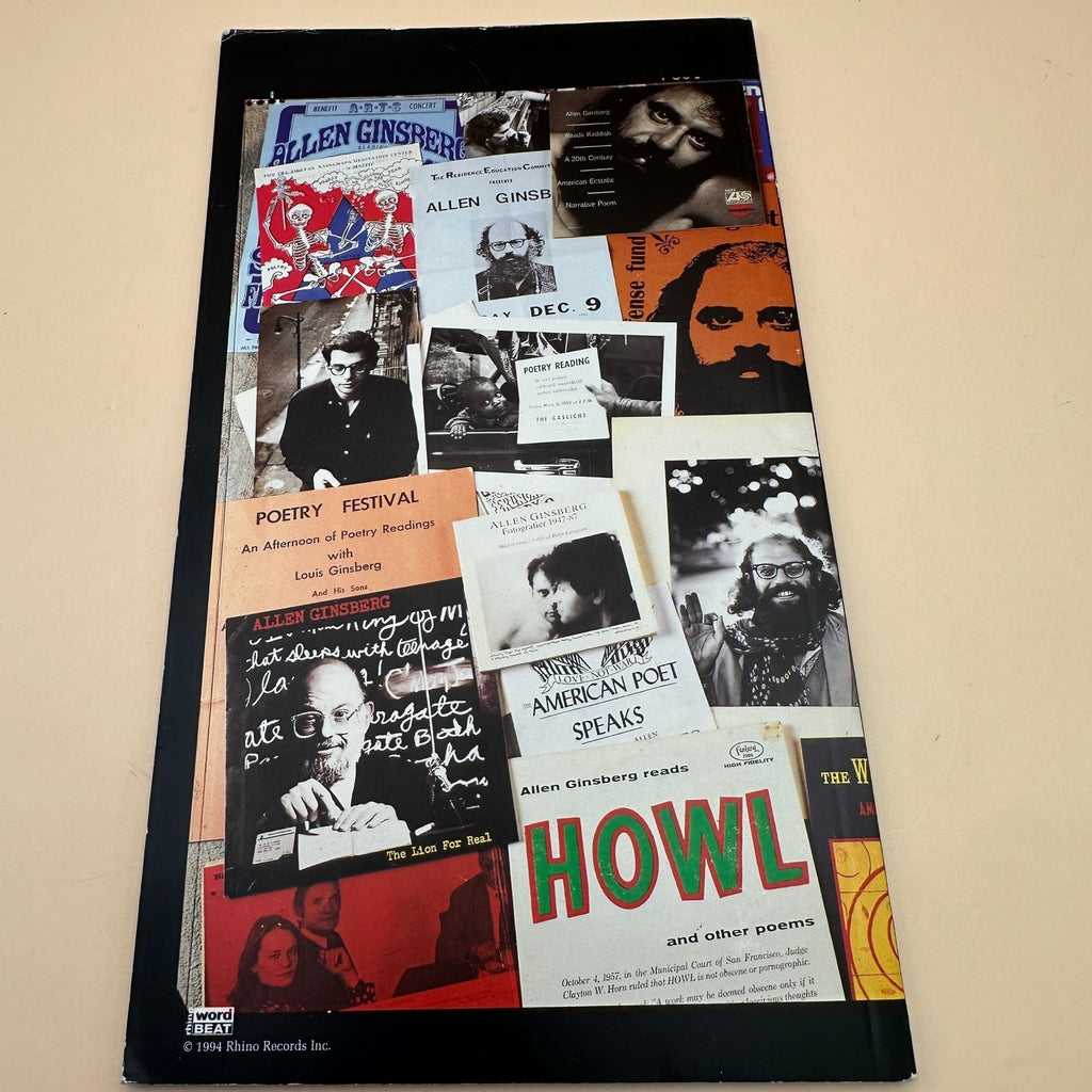 Allen Ginsberg Holy Soul Jelly Roll Poems & Songs 1949-1993 BOOKLET ONLY, NO CDs