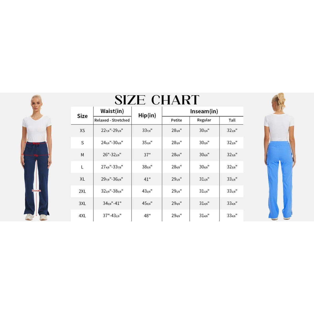 MSRP $52 Kecols Women's S Wine Yoga Scrub Pants High-Rise Straight Leg Uniform
