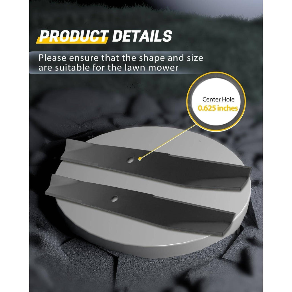 Set of 2 OCPTY Mulching Blades 38" Mower Blades for Toro 14-4889 14-7799 79-172