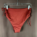 Lands' End Women's 8 Solid Ruched Swim Bikini Bottom