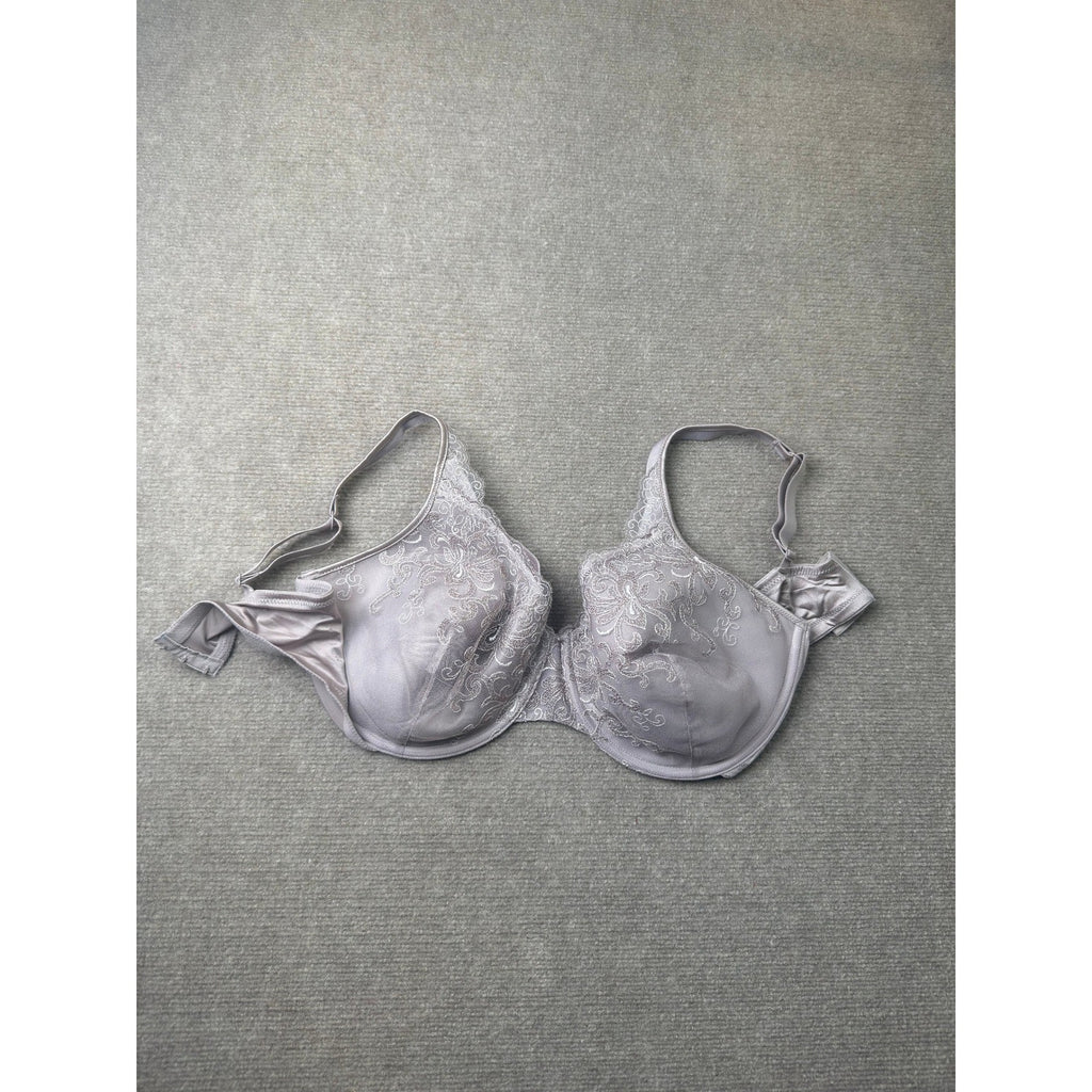 Playtex Secrets 4513 Dark Grey 40DD Beautiful LIft With Embroidery Underwire Br