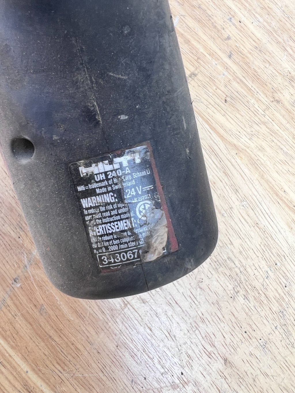 Cordless Hilti Hammer Drill UH 240-A Tool Only