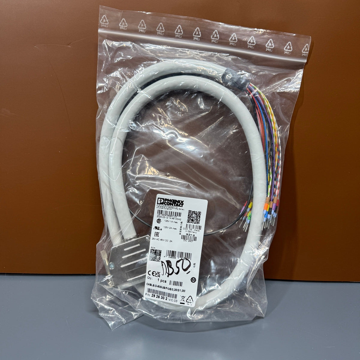 Phoenix Contact 2926302 D-Sub Cable Assembly 1m CABLE-D-50SUB/F/OE/0,25/S/1,0M