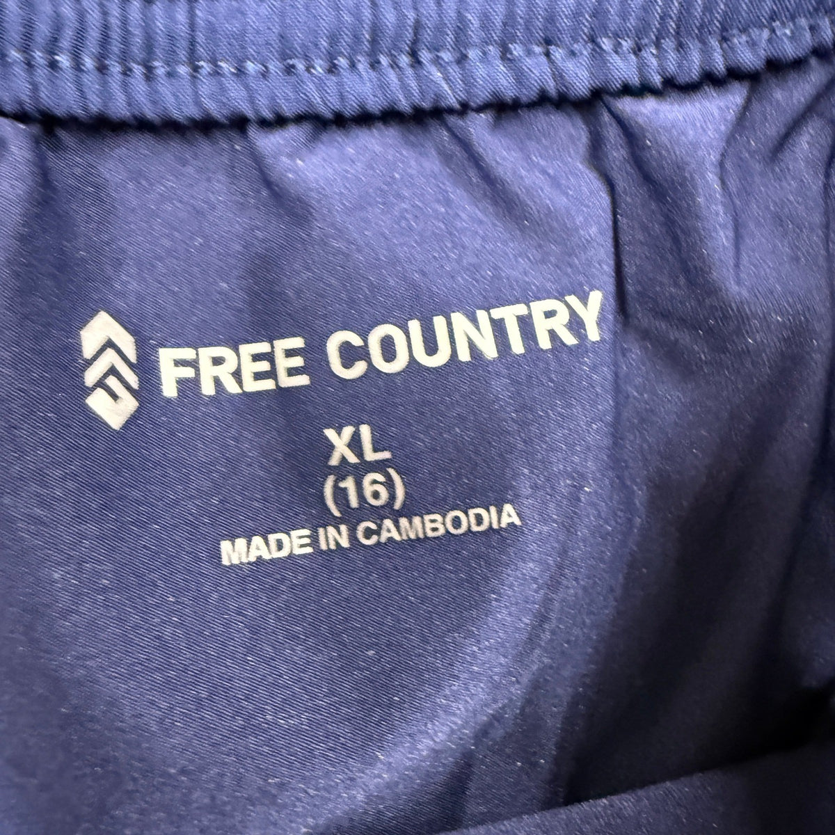 MSRP $59 Free Country Women's XL Marine Quick Dry Swim Skirt w/ Built-In Shorts