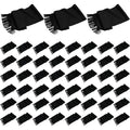 MSRP $108 Winterlace 48 Pack Winter Scarves Men Women Black, Warm Winter Fleece