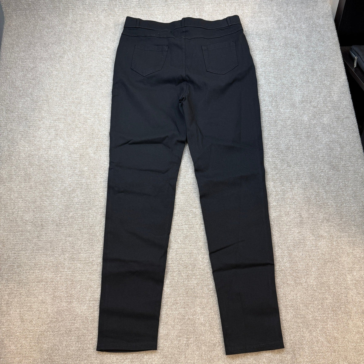 MSRP $29 DIYUS Women's XL Black Dress Pants Slim Fit Skinny Leg Stretch Comfy