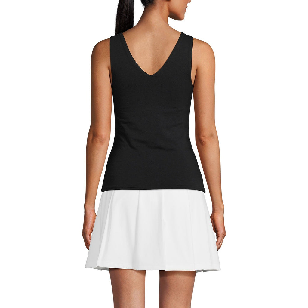 Lands' End Women's S Black Slender Tank Top