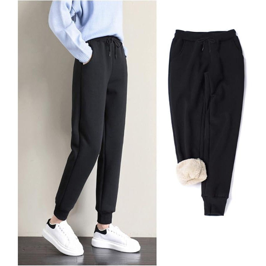 MSRP $48 Yeokou Women's M Warm Sherpa Lined Athletic Sweatpants Jogger