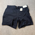 MSRP $32 St. John's Bay Womens 12 Black 7" Mid Rise Easy Fit Shorts