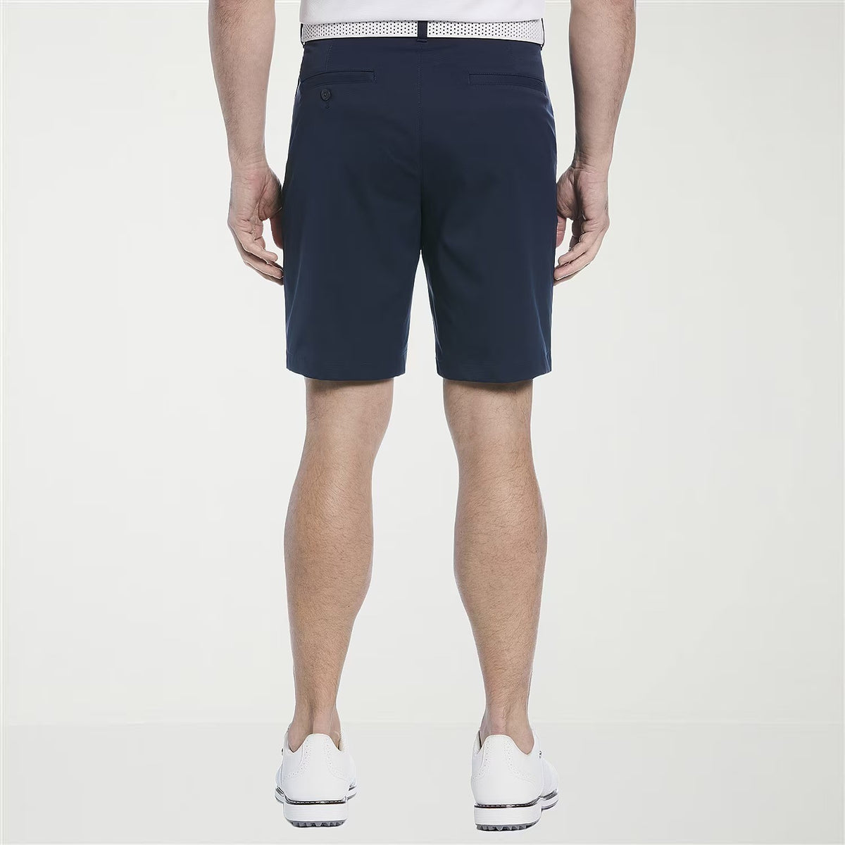 MSRP $65 PGA TOUR Mens 36 Black Iris 9" Mid Rise Moisture Wicking Golf Shorts
