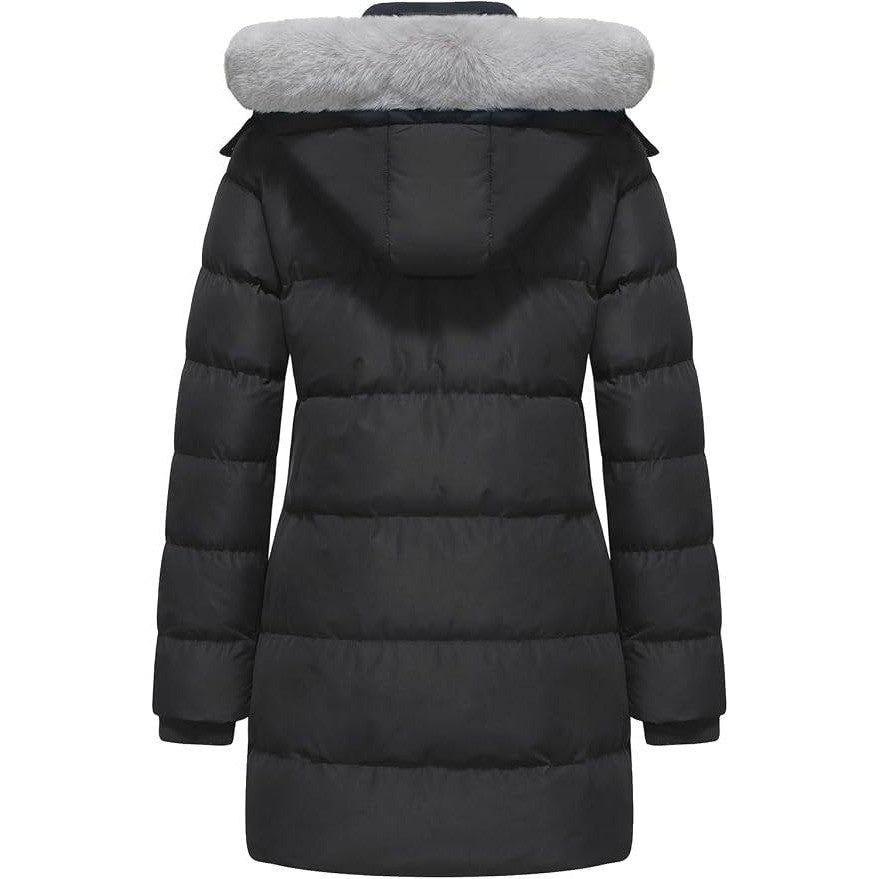 MSRP $58 Oelise Women's 2XL Winter Thicken Puffer Coat Warm Snow Jacket
