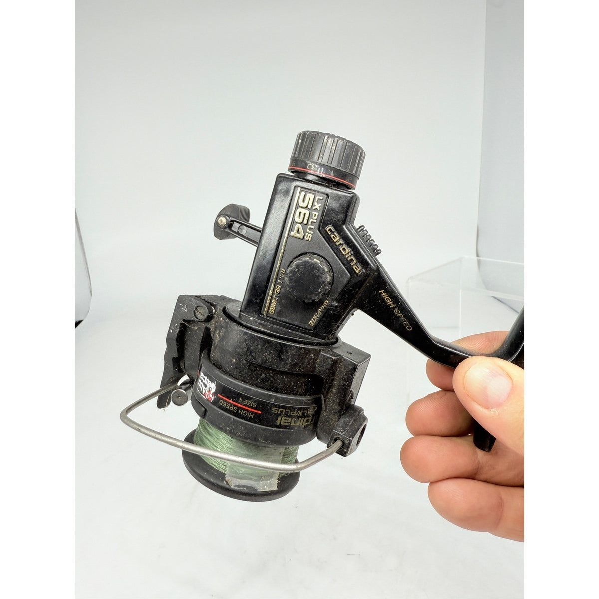 Vtg Abu Garcia Cardinal LX Plus 564 Graphite Spinning Fishing Reel Thailand