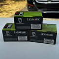 Set of 3 Lexmark C544X1MG Magenta Extra High Yield Toner Cartridge C544 C546 X54