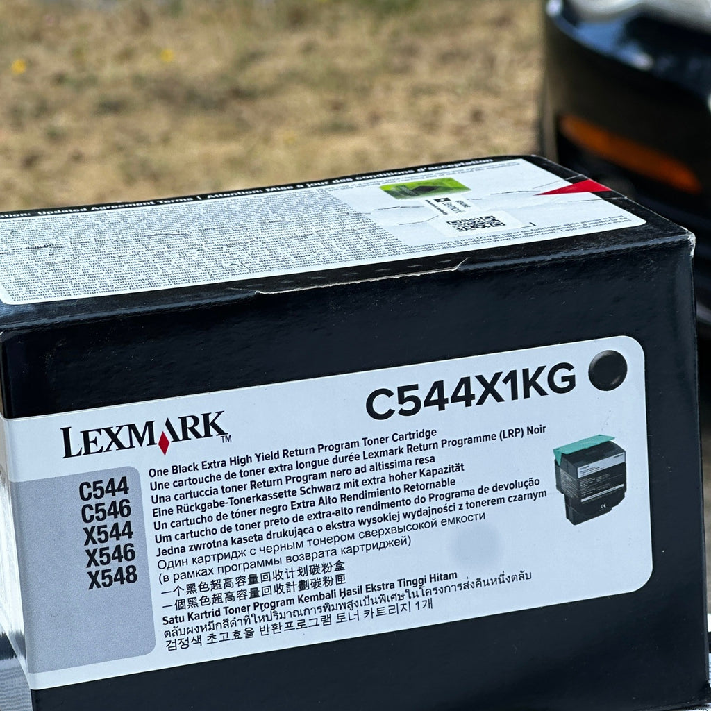 Set of 3 Genuine Lexmark C544X1KG Black Extra High Yield Toner Cartridge C544 C5