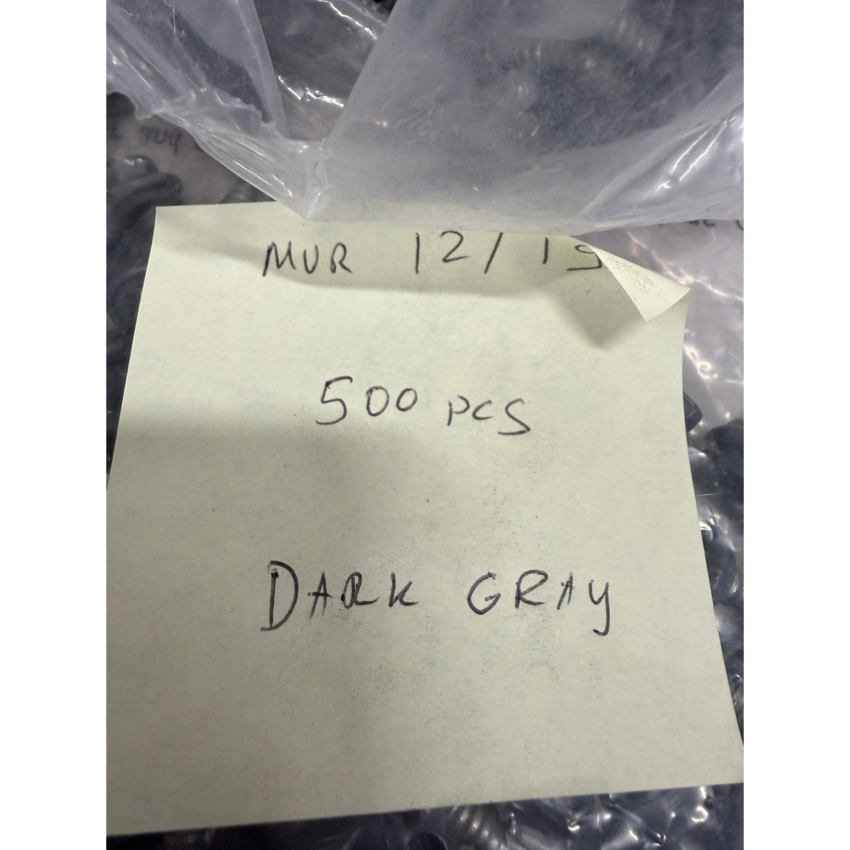 Lot of 500 Dark Gray 7/8" Stitch Screws Roofing Hex Washer Head