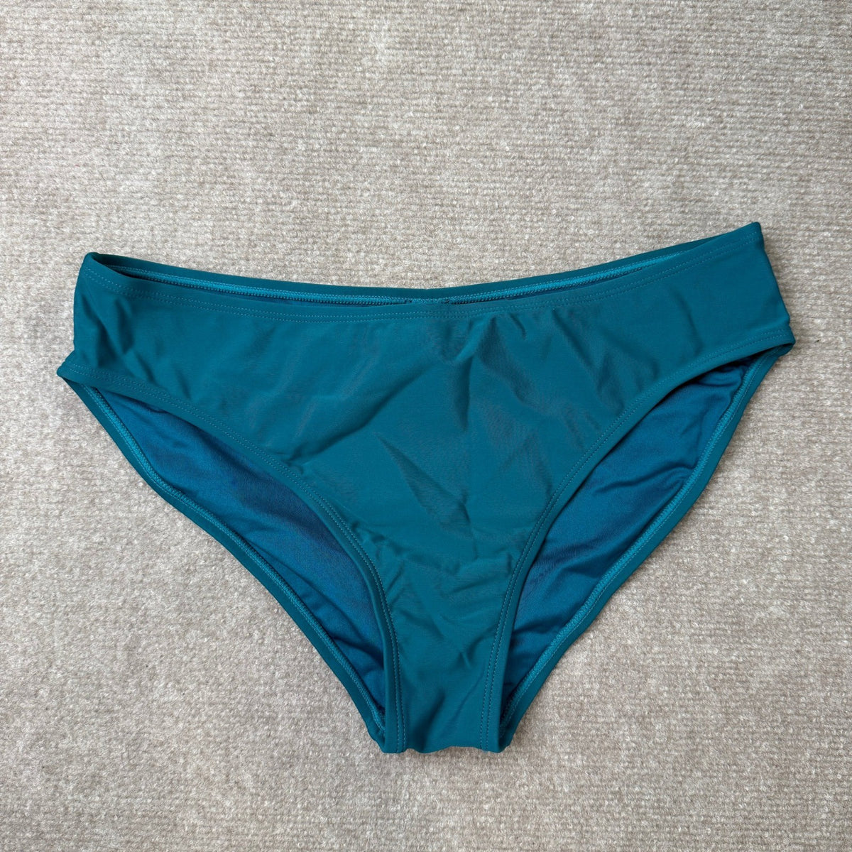 MSRP $24 Zmart Women's M Full Coverage Bikini Bottom Mid Rise Bathing Suit Swim