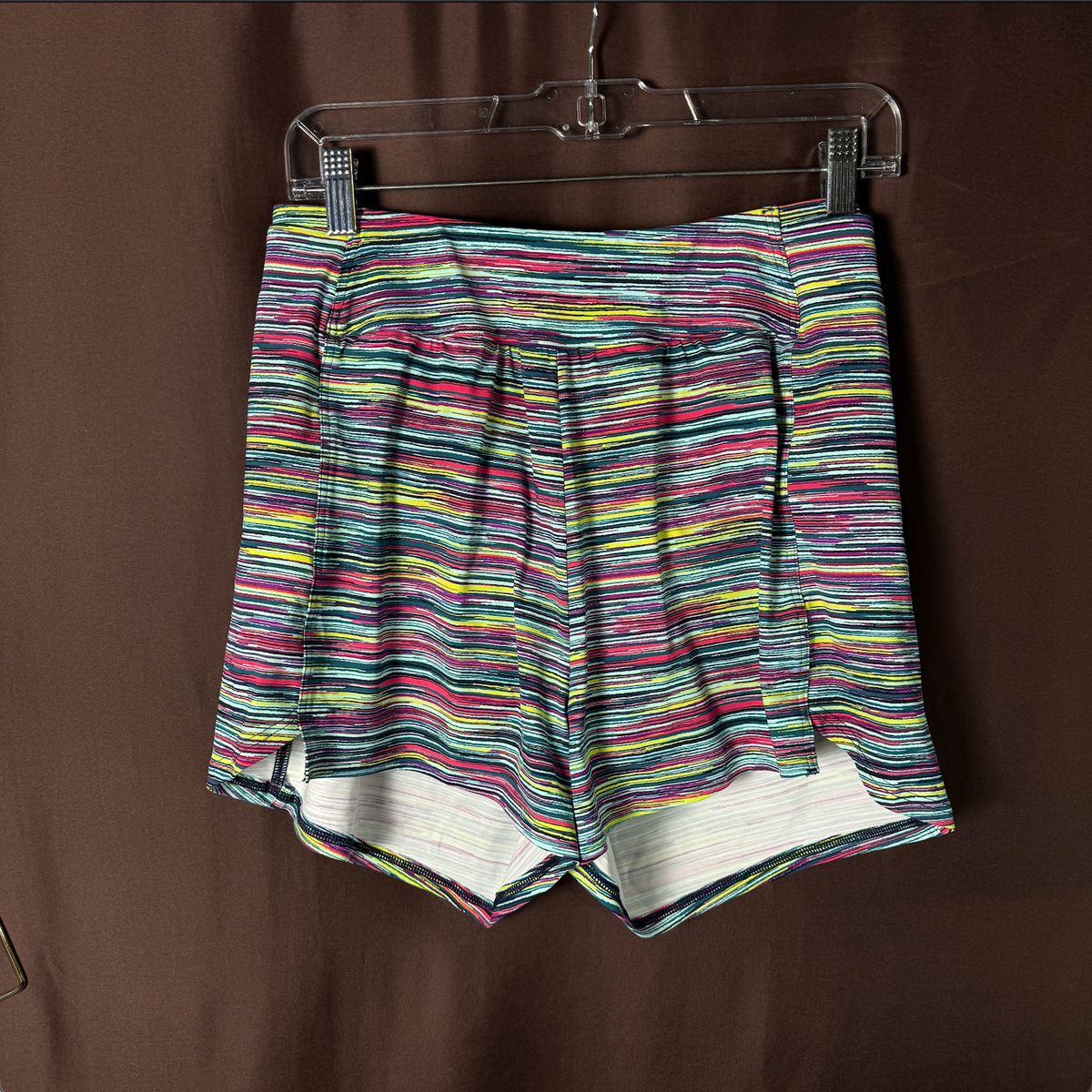 Lands' End Women's S LONG Chlorine Resistant 3 Inch Swim Shorts Deep Sea Navy/Sp