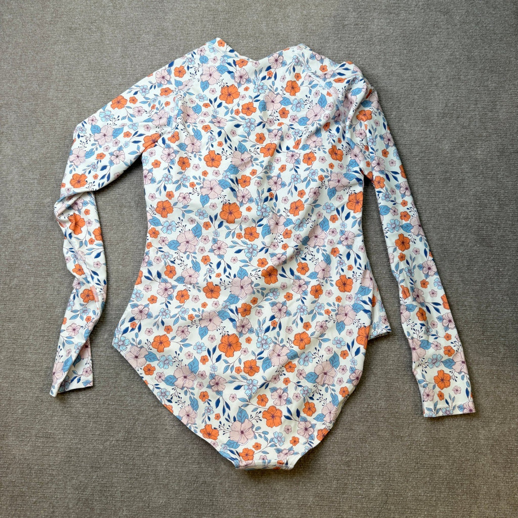 MSRP $38 Century Star Women's XL Long Sleeve One Piece Swimsuit Rash Guard