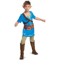 Kids XL Fantasy Hero Outfit, Blue Costume Includes Tunic and Ears Only, Video Ga