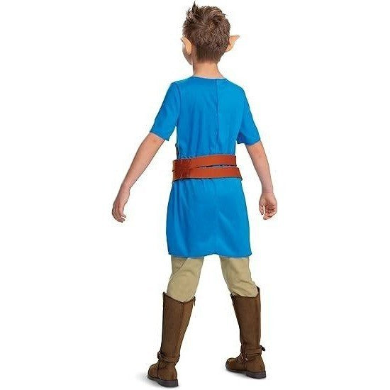 Kids XL Fantasy Hero Outfit, Blue Costume Includes Tunic and Ears Only, Video Ga