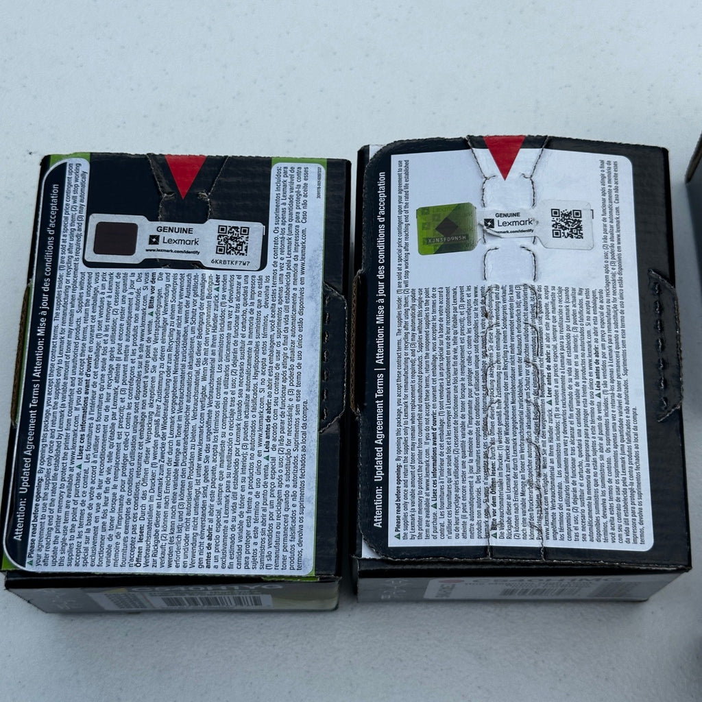 Set of 4 Lexmark C540H1MG C540H1KG C540H1YG C540H1CG Toner Cartridges C540 C543