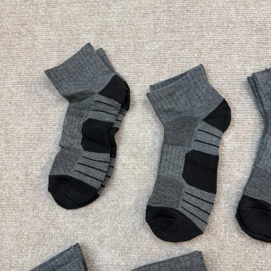 MSRP $18 Comfoex 12 Pairs Boys Socks Kids Cushioned Sport Short Quarter