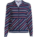 Land’s End Women's M LONG Full Zip Hooded Long Sleeve Rash Guard Cover-up