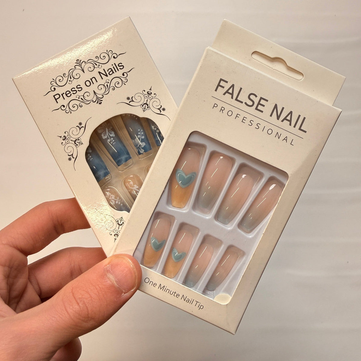 Lot of 10 Pack of 24 New False Press On Nails Assorted Designs and Colors №N8