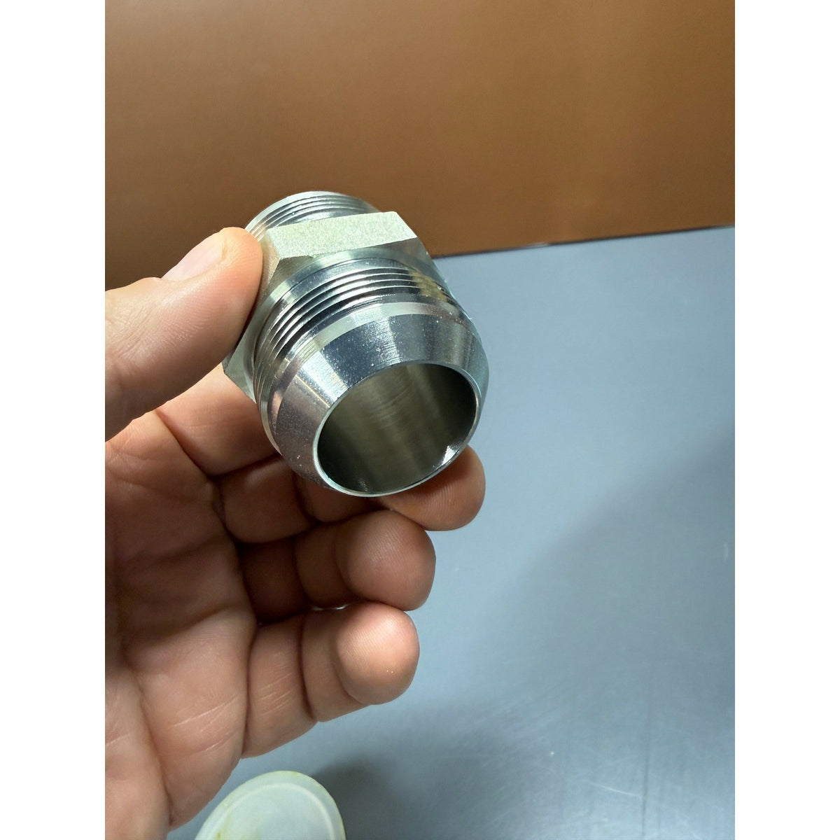 Set of 2 1-5/8" JIC 37° Male x Male Union Hydraulic Adapters