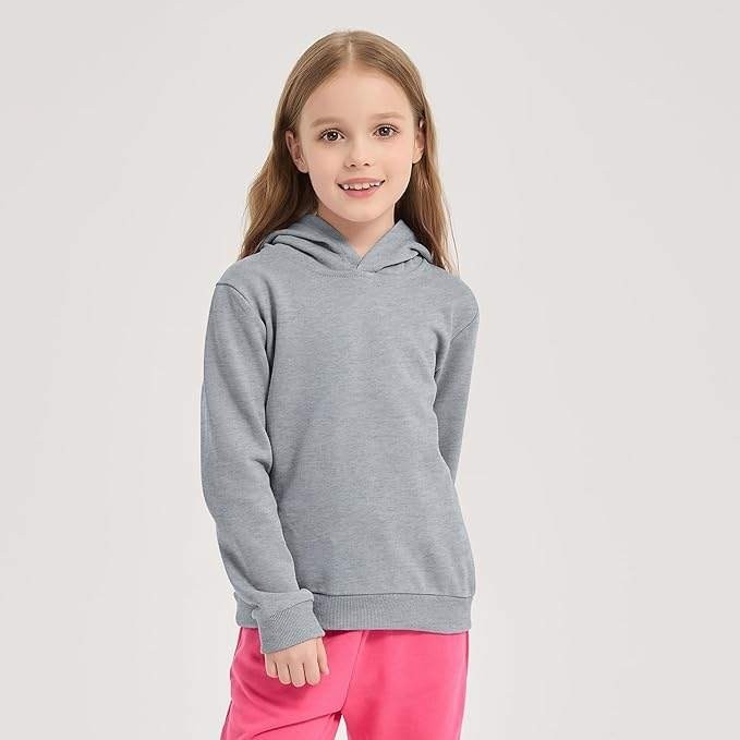 Hercugifts Kids Toddlers 11-12Y Cotton Hoodie Thin Light Weight Sweatshirt Long