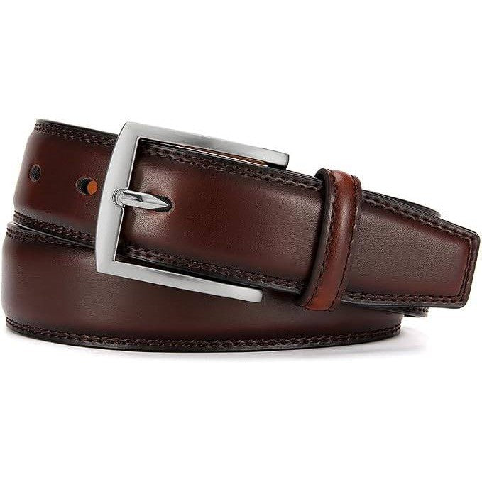 MSRP $19 DOOPAI Mens Brown Dress Belt - Genuine Leather Dress Belts For Men
