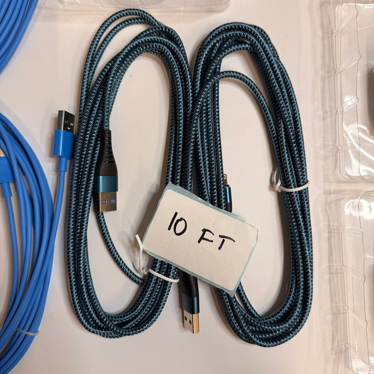 Set of 16 - 9 USB-C/A to Lightning Cables 6ft 10ft, 5 Adapters, 2 Watch Cable