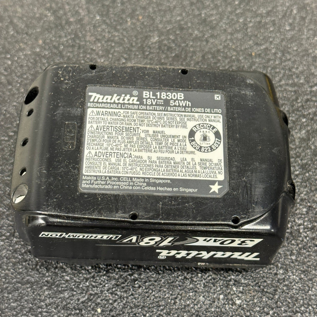 Makita BL1830B 18V LXT Rechargeable Li‑Ion 3.0Ah Battery