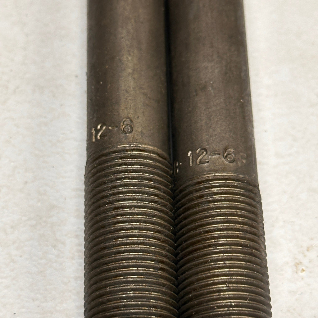 Set of 2 Dayton Parts 361-474 U-Bolt 3/4" x 4" x 12" Semi Round Top Kit