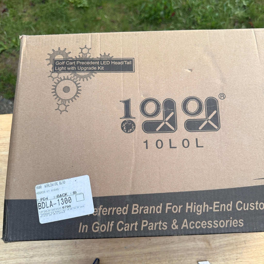 10L0L Deluxe Golf Cart Light Kit for Club Car Precedent 2004-2019 MISSING S