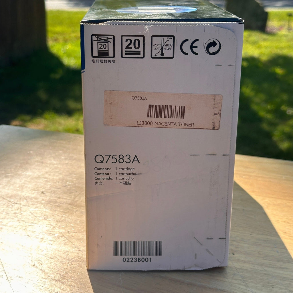 HP 503A Magenta Q7583A Toner Cartridge Sealed for LaserJet CP3505, 3800