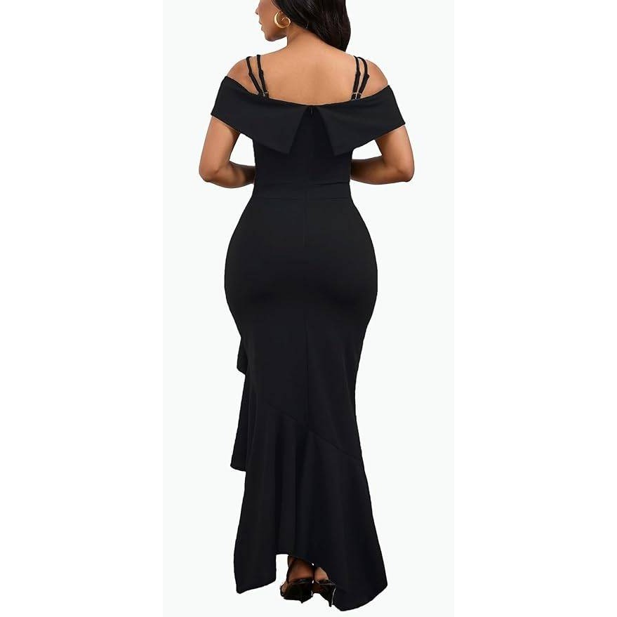 MSRP $52 TDiooCor Women's S Sexy Elegant Formal Dress Sleeveless Wedding Gues