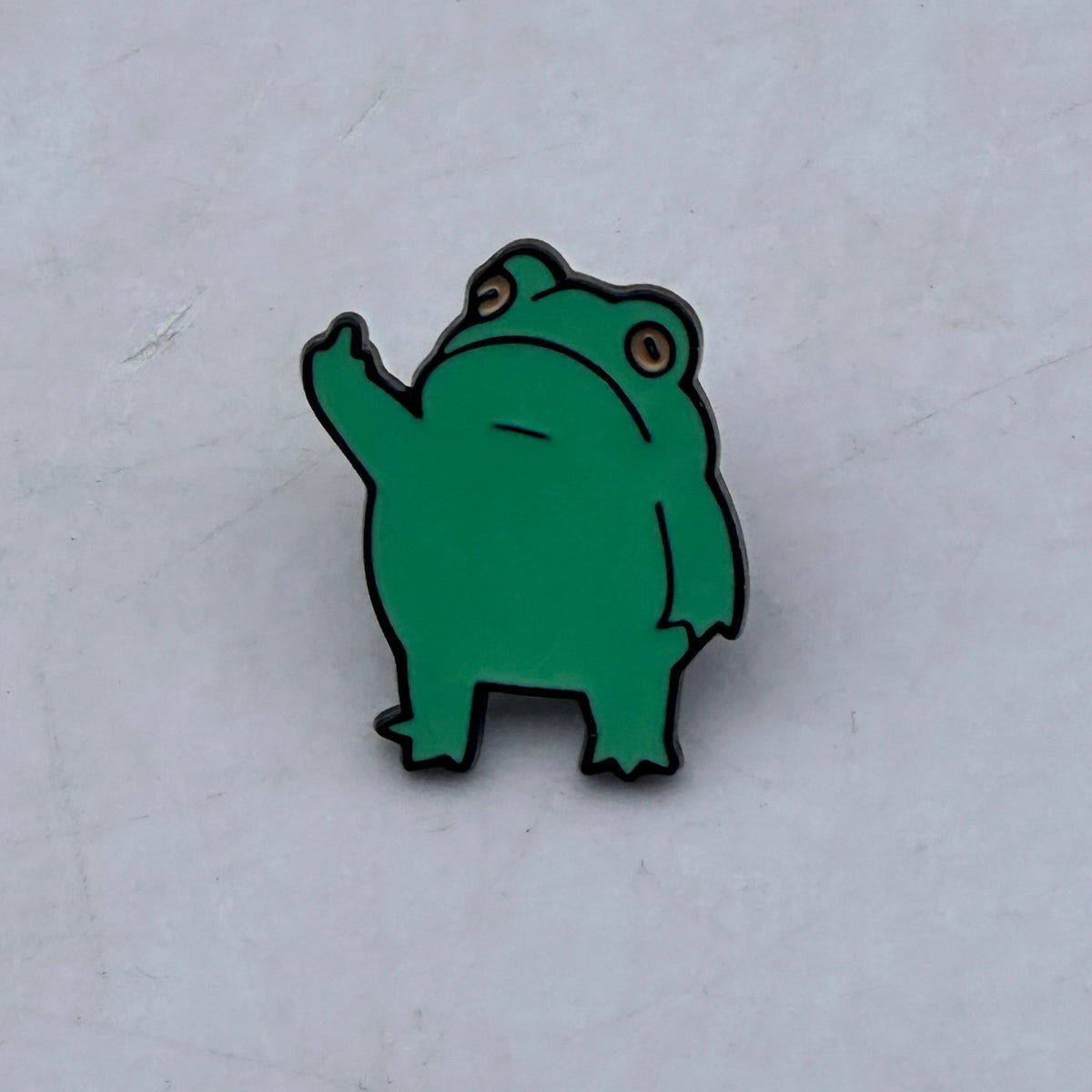 Lot of 50 Middle Finger Frog Funny Enamel Pins Cute Animal Badge for Bags