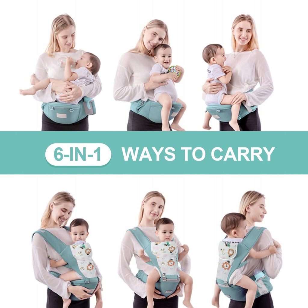 Baby Carrier Hip Seat Waist Stool For Newborn to Toddler w/ Adjustable Strap