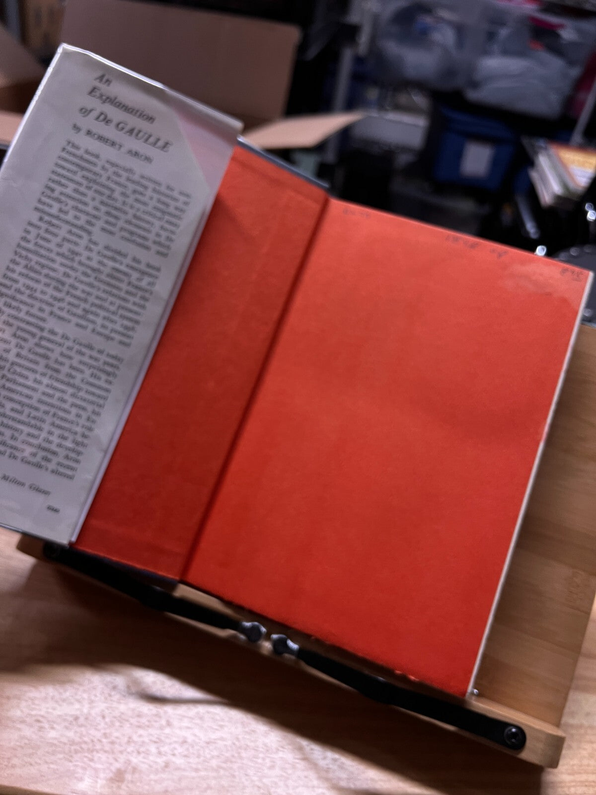 An Explanation of De Gaulle by Robert Aron 1966 Harper&Row Hardcover 1st Edition