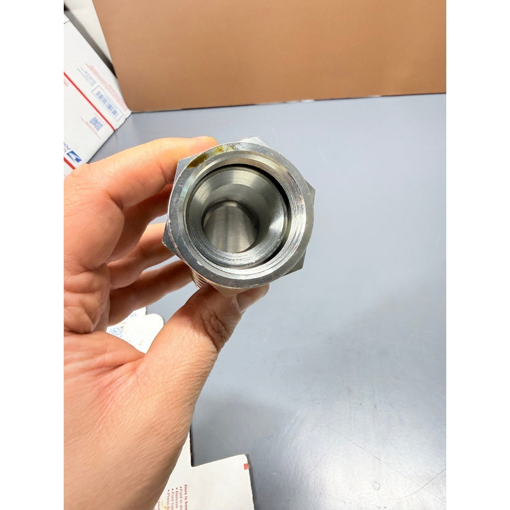 Brennan 6502-20-20 45° Elbow, 1-1/4" Male 37° JIC x 1-1/4" Female 37° JIC Swivel