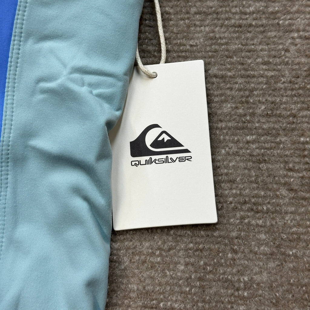 MSRP $110 Quiksilver Women's L Ultramarine Stoked Logo One Piece Swimsuit